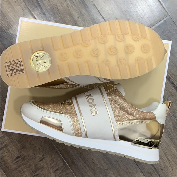 MICHAEL KORS TEDDI TRAINER PIXIE FINE GLITTER - Picture 6 of 16